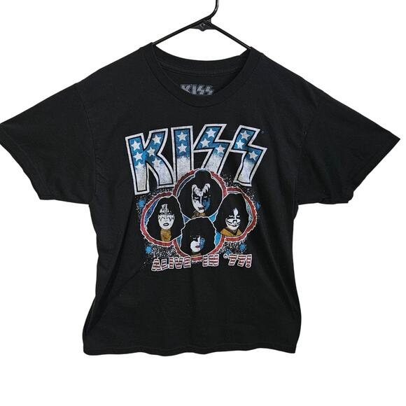 Kiss Other - Kiss Band Shirt Black Large Unisex